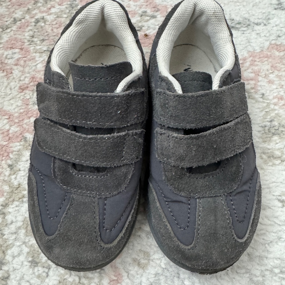 Zara Kids Charcoal Suede Sneakers